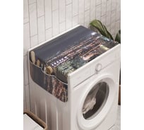 Органайзер для хранения Ambesonne "Высота города" на стиральную машину, 45x120 см, cwm_949