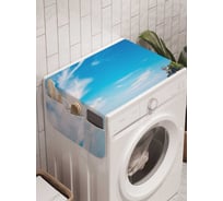 Органайзер для хранения Ambesonne "Каменный остров" на стиральную машину, 45x120 см, cwm_9571