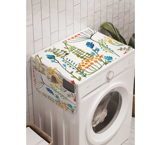 Органайзер для хранения Ambesonne "Поле сухоцветов" на стиральную машину, 45x120 см, cwm_31211 1