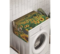 Органайзер для хранения Ambesonne "Край подсолнухов" на стиральную машину, 45x120 см, cwm_8250