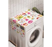 Органайзер для хранения Ambesonne "Сказочный замок принца и принцессы" на стиральную машину, 45x120 см, cwm_31414