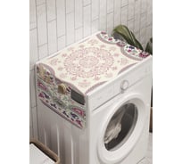 Органайзер для хранения Ambesonne "Цветочная страсть" на стиральную машину, 45x120 см, cwm_8798