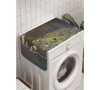 Органайзер для хранения Ambesonne "Неприступное поселение" на стиральную машину, 45x120 см, cwm_8843