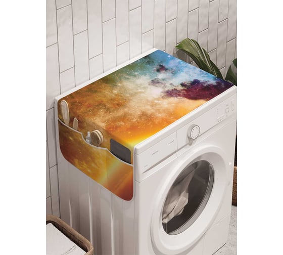 Органайзер для хранения Ambesonne "Космическая грань" на стиральную машину, 45x120 см, cwm_9887 1