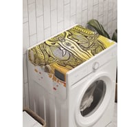 Органайзер для хранения Ambesonne "Грозный красочный слон" на стиральную машину, 45x120 см, cwm_8894