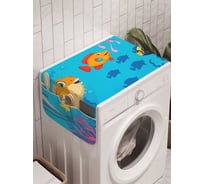Органайзер для хранения Ambesonne "Море персонажей" на стиральную машину, 45x120 см, cwm_9519