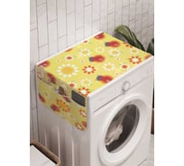 Органайзер для хранения Ambesonne "Божьи коровки на солнце" на стиральную машину, 45x120 см, cwm_6123