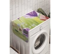 Органайзер для хранения Ambesonne "Цветочная энергия" на стиральную машину, 45x120 см, cwm_9185