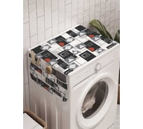 Органайзер для хранения Ambesonne "Геометрический узор" на стиральную машину, 45x120 см, cwm_3280