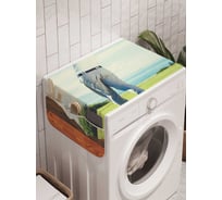 Органайзер для хранения Ambesonne "Гольф за забором" на стиральную машину, 45x120 см, cwm_7675