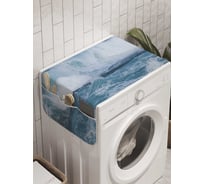 Органайзер для хранения Ambesonne "Агрессивная вода" на стиральную машину, 45x120 см, cwm_10269