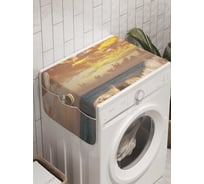 Органайзер для хранения Ambesonne "Сильные волны" на стиральную машину, 45x120 см, cwm_10259