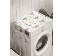 Органайзер для хранения Ambesonne "Охота на бизонов" на стиральную машину, 45x120 см, cwm_10297