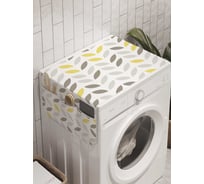 Органайзер для хранения Ambesonne "Лиственный парад" на стиральную машину, 45x120 см, cwm_10732