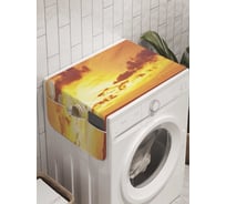 Органайзер для хранения Ambesonne "Нежный закат" на стиральную машину, 45x120 см, cwm_10266