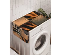 Органайзер для хранения Ambesonne "Мир диких животных в квадрате" на стиральную машину, 45x120 см, cwm_10436
