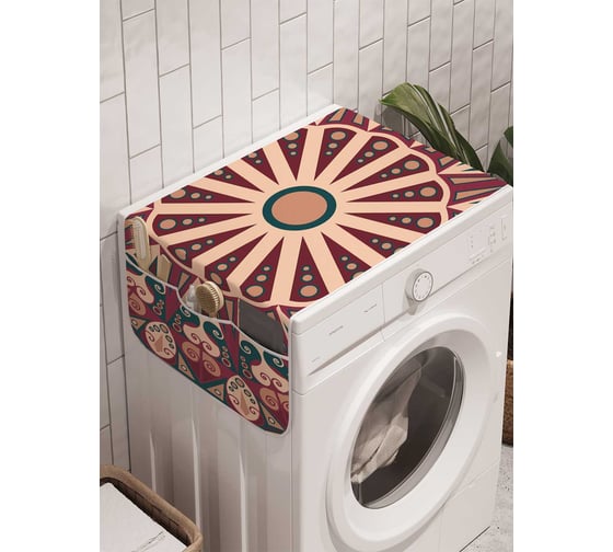 Органайзер для хранения Ambesonne "Круг указаний" на стиральную машину, 45x120 см, cwm_11132 1