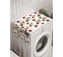 Органайзер для хранения Ambesonne "Загадочные черепа" на стиральную машину, 45x120 см, cwm_10067