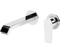 Смеситель для раковины встраиваемый Cezares, однорычажный, на два отверстия, исполнение хром NAUTIC-BLI2-01-W0