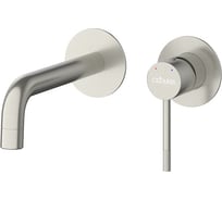 Смеситель для раковины встраиваемый Cezares с внутренней частью, без донного клапана, сатин RELAX-BLI2-1-IN-W0