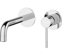 Смеситель для раковины встраиваемый Cezares с внутренней частью, без донного клапана, хром RELAX-BLI2-1-01-W0