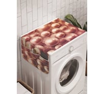 Органайзер для хранения Ambesonne "Жемчужный рай" на стиральную машину, 45x120 см, cwm_16626