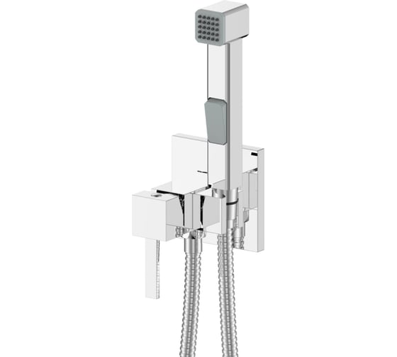 Гигиенический душ со смесителем Wesnaart  KRISTAL, хром KRI22-410 1