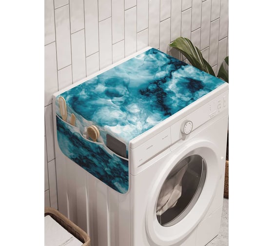 Органайзер для хранения Ambesonne "Густой дым" на стиральную машину, 45x120 см, cwm_19438 1