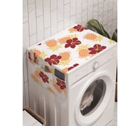 Органайзер для хранения Ambesonne "Ананасовые цветы" на стиральную машину, 45x120 см, cwm_10552
