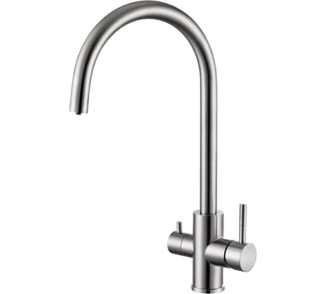 Смеситель для кухни с подключением фильтра Wesnaart сатин EKO05-111