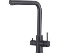 Смеситель для кухни с подключением фильтра Wesnaart черный EKO05-151Black
