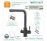 Смеситель для кухни с подключением фильтра Wesnaart черный EKO05-151Black 4