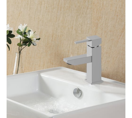 Смеситель для раковины Wesnaart KRISTAL, хром KRI22-210