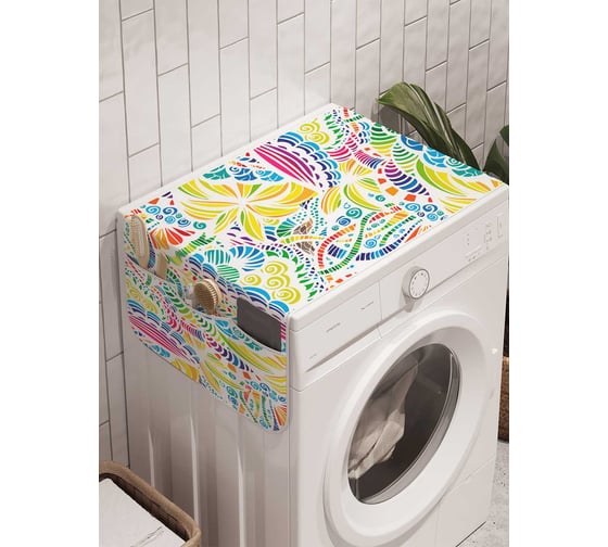 Органайзер для хранения Ambesonne "Природный мираж" на стиральную машину, 45x120 см, cwm_29751 1