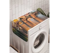 Органайзер для хранения Ambesonne "Душа города" на стиральную машину, 45x120 см, cwm_10541