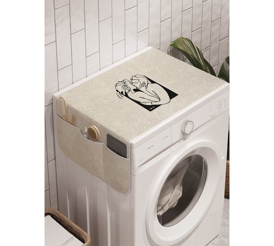 Органайзер для хранения Ambesonne "Страстная любовь" на стиральную машину, 45x120 см cwm_385282 1