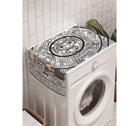 Органайзер для хранения Ambesonne "Круг мифологии" на стиральную машину, 45x120 см, cwm_10642