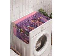 Органайзер для хранения Ambesonne "Полет над небоскребами" на стиральную машину, 45x120 см, cwm_18082