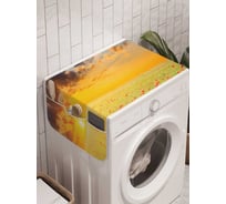 Органайзер для хранения Ambesonne "Закат с маками" на стиральную машину, 45x120 см, cwm_16561