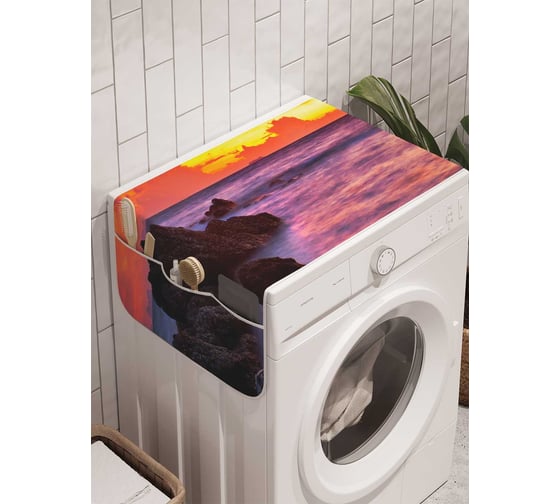 Органайзер для хранения Ambesonne "Морская туманность" на стиральную машину, 45x120 см, cwm_10358 1
