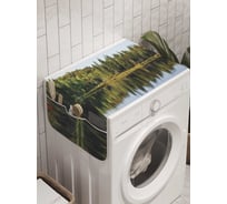 Органайзер для хранения Ambesonne "Лесное отражение" на стиральную машину, 45x120 см, cwm_10286