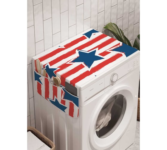 Органайзер для хранения Ambesonne "Привлекательные звезды" на стиральную машину, 45x120 см, cwm_18407 1