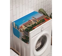 Органайзер для хранения Ambesonne "Процветающий город" на стиральную машину, 45x120 см, cwm_10531