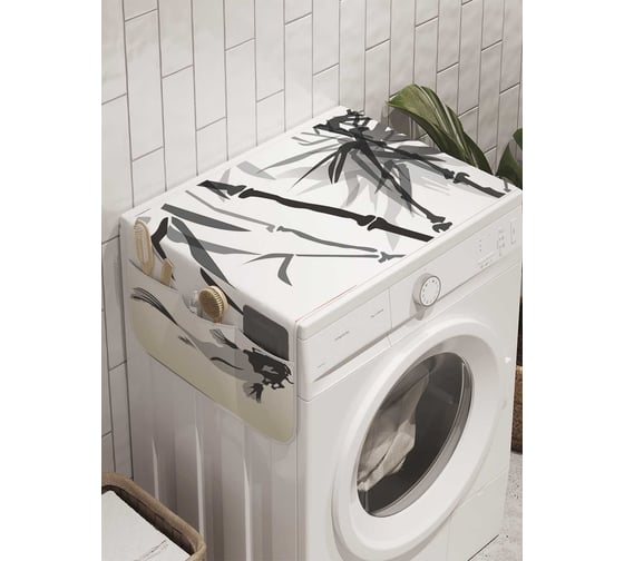 Органайзер для хранения Ambesonne "Рыбы в японском стиле" на стиральную машину, 45x120 см, cwm_10025