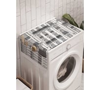 Органайзер для хранения Ambesonne "Центральные дома" на стиральную машину, 45x120 см, cwm_10522