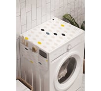 Органайзер для хранения Ambesonne "Классический узор" на стиральную машину, 45x120 см, cwm_17142