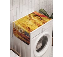 Органайзер для хранения Ambesonne "Цветочное пианино" на стиральную машину, 45x120 см, cwm_14758