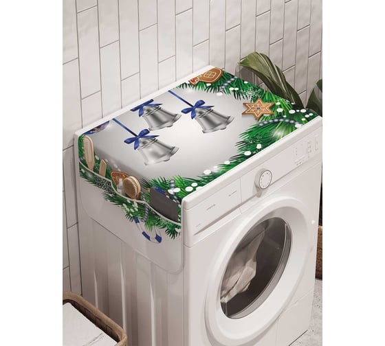 Органайзер для хранения Ambesonne "Игрушечный венок" на стиральную машину, 45x120 см, cwm_21511 1