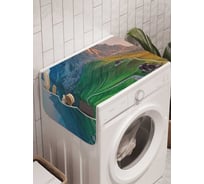 Органайзер для хранения Ambesonne "Отель у гор" на стиральную машину, 45x120 см, cwm_10904