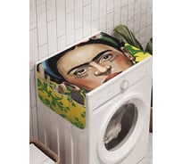 Органайзер для хранения Ambesonne "Загадочная Фрида" на стиральную машину, 45x120 см cwm_378637